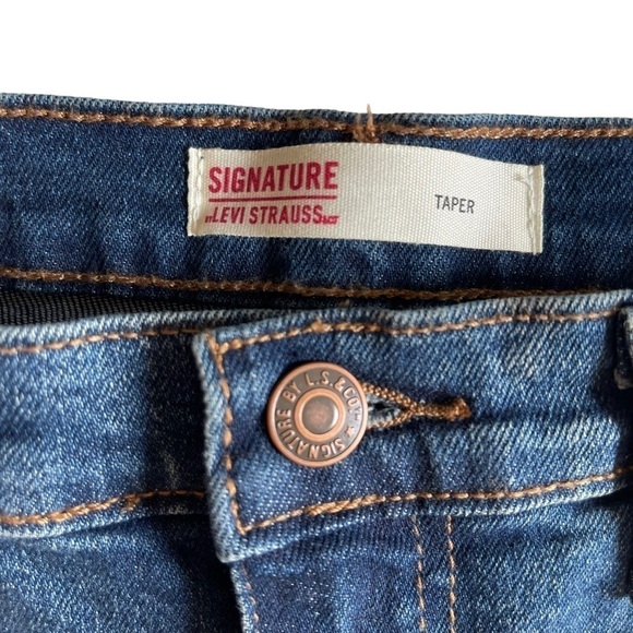 Signature by Levi Strauss Size 18 youth Boys Taper leg Jeans NWT - Picture 8 of 11